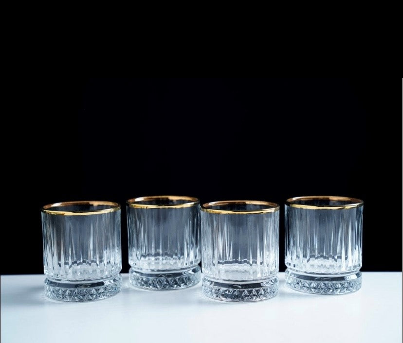 Pasabahce Elysia 4er Golden Touch Set