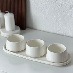 Bellon Schalen Set Weiß 4-Teilig