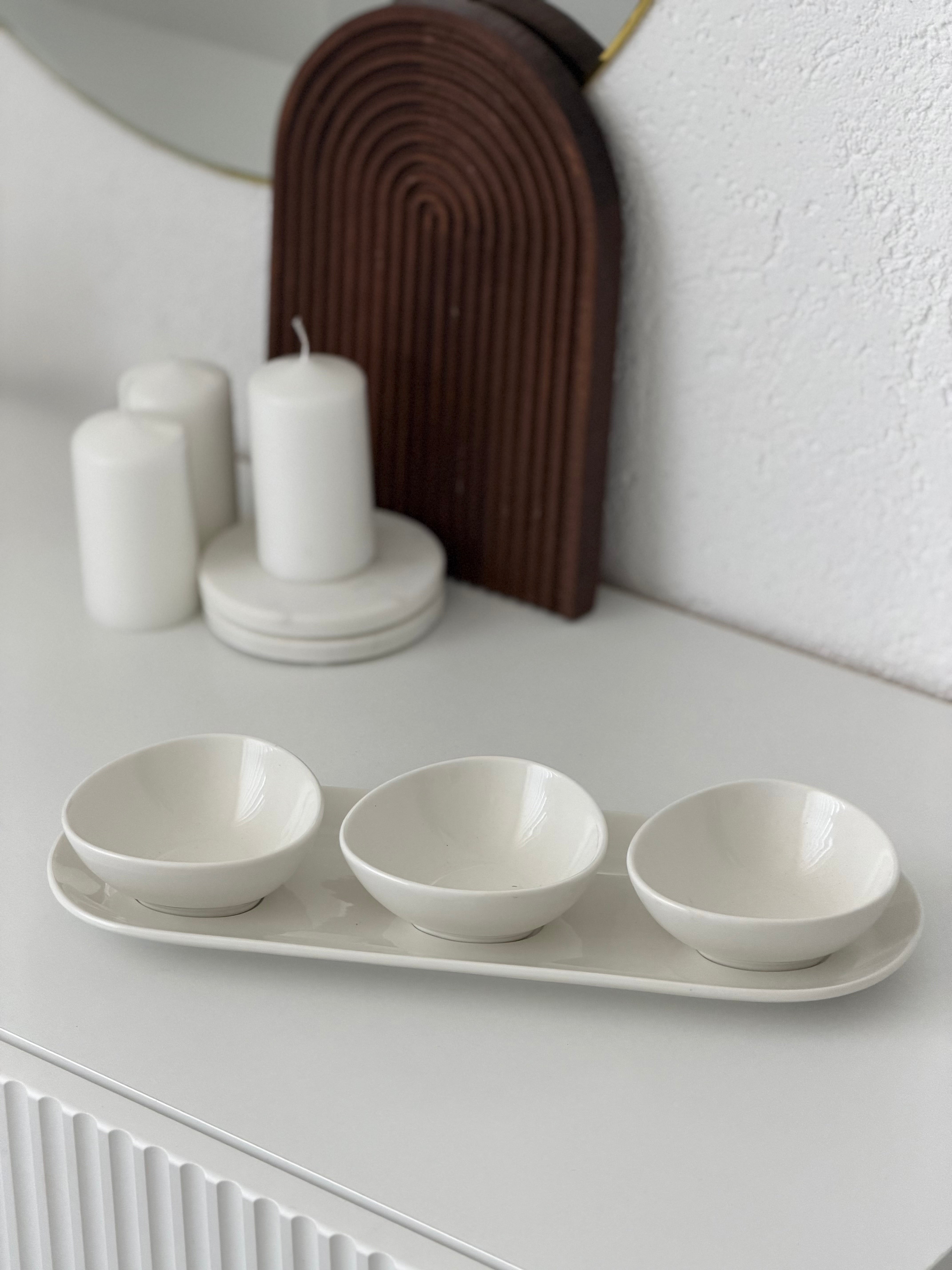 Ayda Dip & Snackschalen Set 4-Teilig