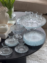 Aurora Brunch Set 20-teilig Glas modernes Frühstücksset