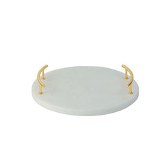 Fugurato - Weiss Marble Präsentierbrett 29x5 CM