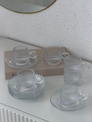 Riffel Glas Mokkatassen Set 120ml