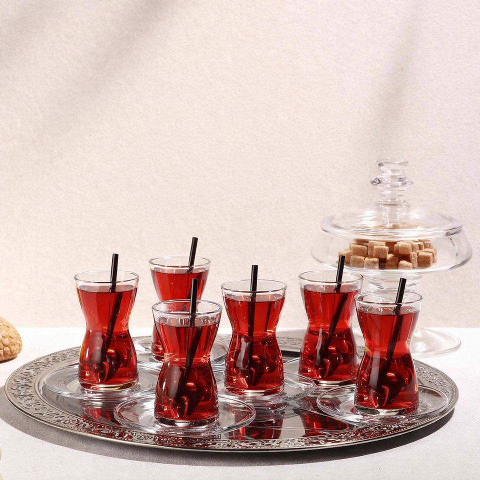 Pasabahce Irmak 12 Teilig Teeglas Set 125ml