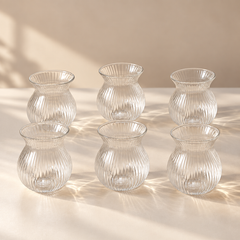 Riffel Mini Trinkglas 6er Set 100ml