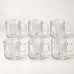 Forte Trinkglas mit Henkel 6er Set