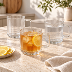 Forte Trinkglas mit Henkel 6er Set