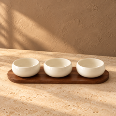 Belicia Servierschalen Set 4-Teilig Groß