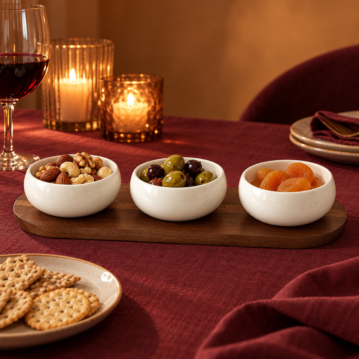 Belicia Servierschalen Set 4-Teilig Groß