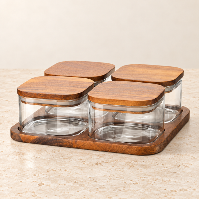 Bricard Akazien Clear Schalenset 5-Teilig