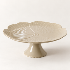 Florange Beige Tortenplatte