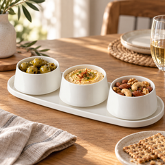 Bellon Schalen Set Weiß 4-Teilig