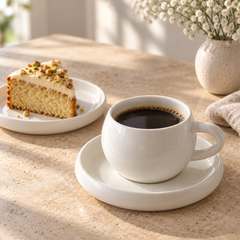Lissa Bonna Weiß Kaffeetassen Set 12-Teilig