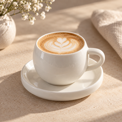 Lissa Bonna Weiß Kaffeetassen Set 12-Teilig