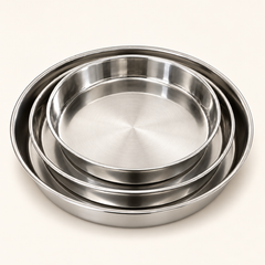 Edelstahl Backblech 3-Teilig 28/32/36cm