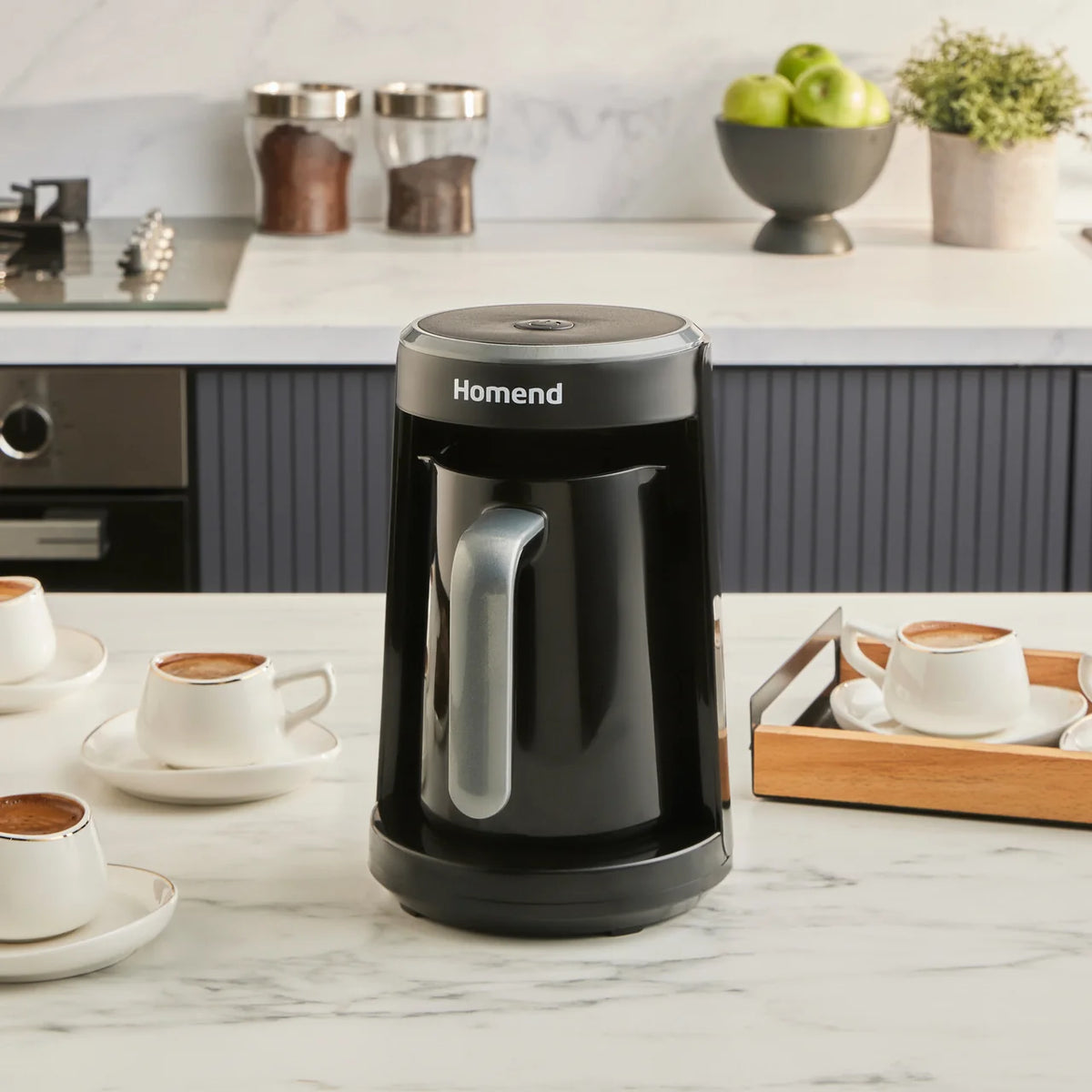Homend Pottoman 1818 Türkische Kaffeemaschine, 480W, Space Grey