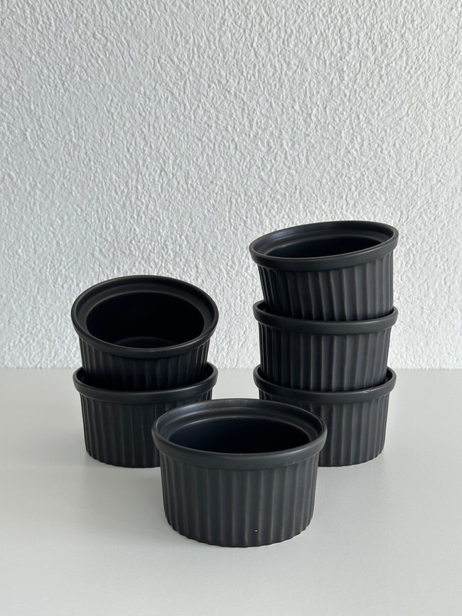 Muffinform Dessertschalen Schwarz