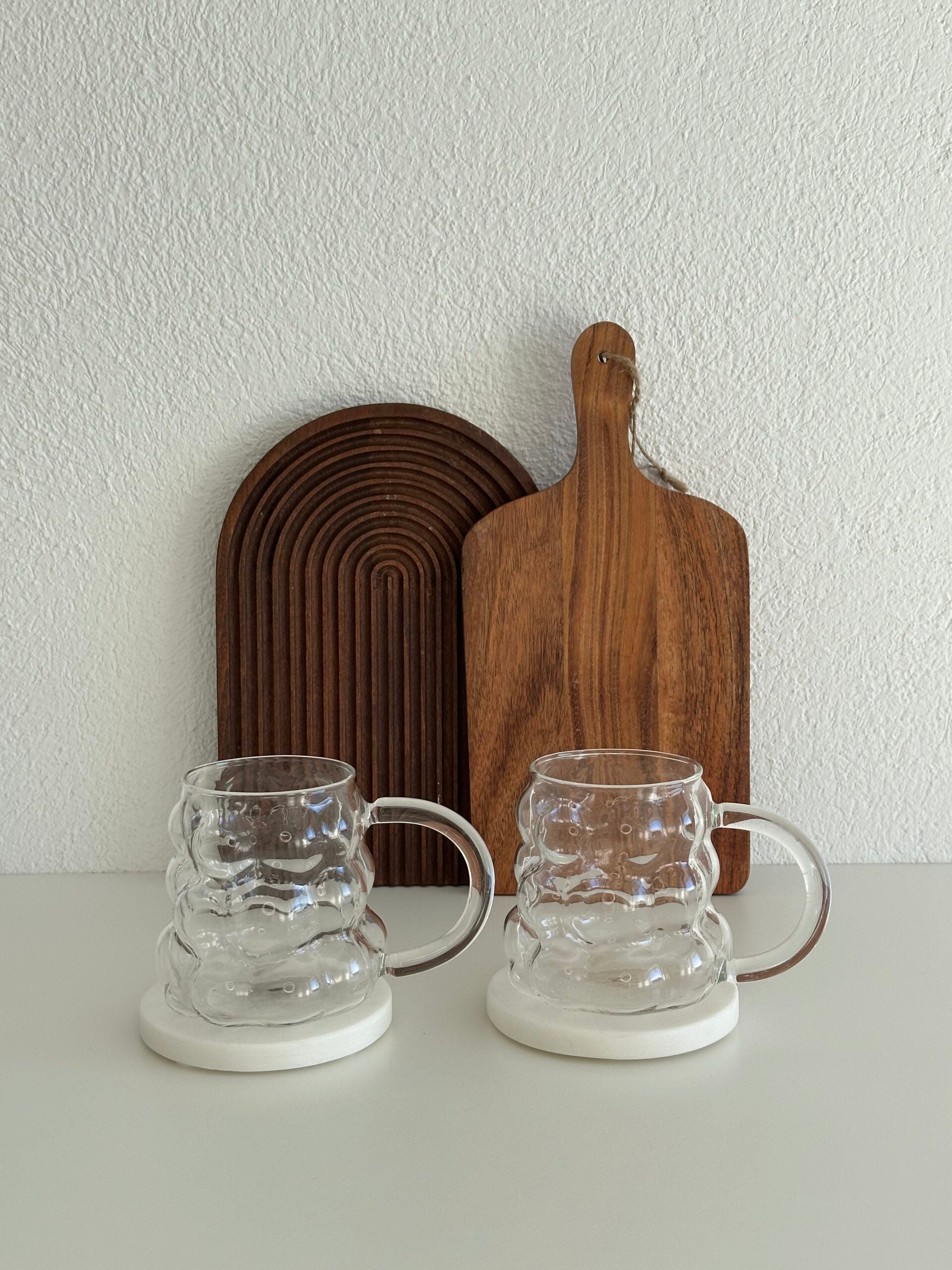 Kira La Maniglia Glas mit Henkel