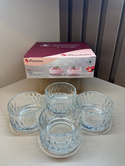 Pasabahce Leafy 4er Snackschale 240 ml