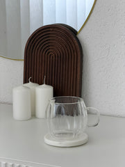 Rivora 2er Style Glas mit Henkel 400ml