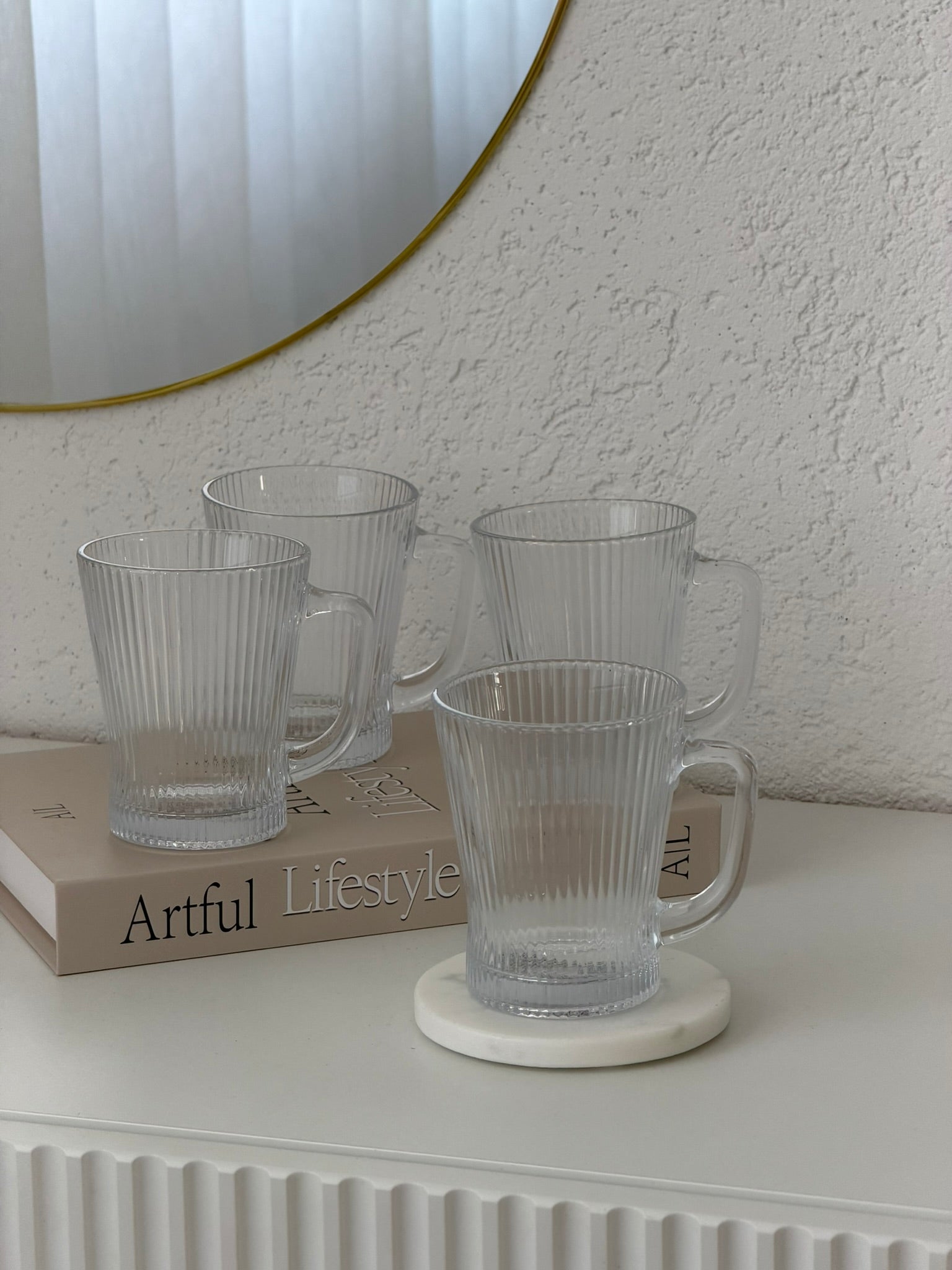 Deli Teeglas mit Henkel 235ml