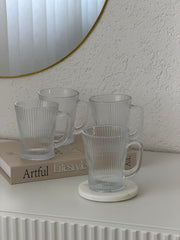 Deli Teeglas mit Henkel 235ml