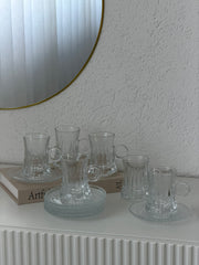 Elsa Stripe Tee Set für 6 Personen 12 Teilig 125 ml