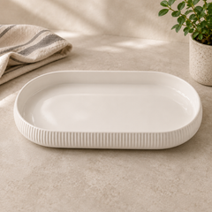 Bianco Linea Salatbowl Oval 35x6cm