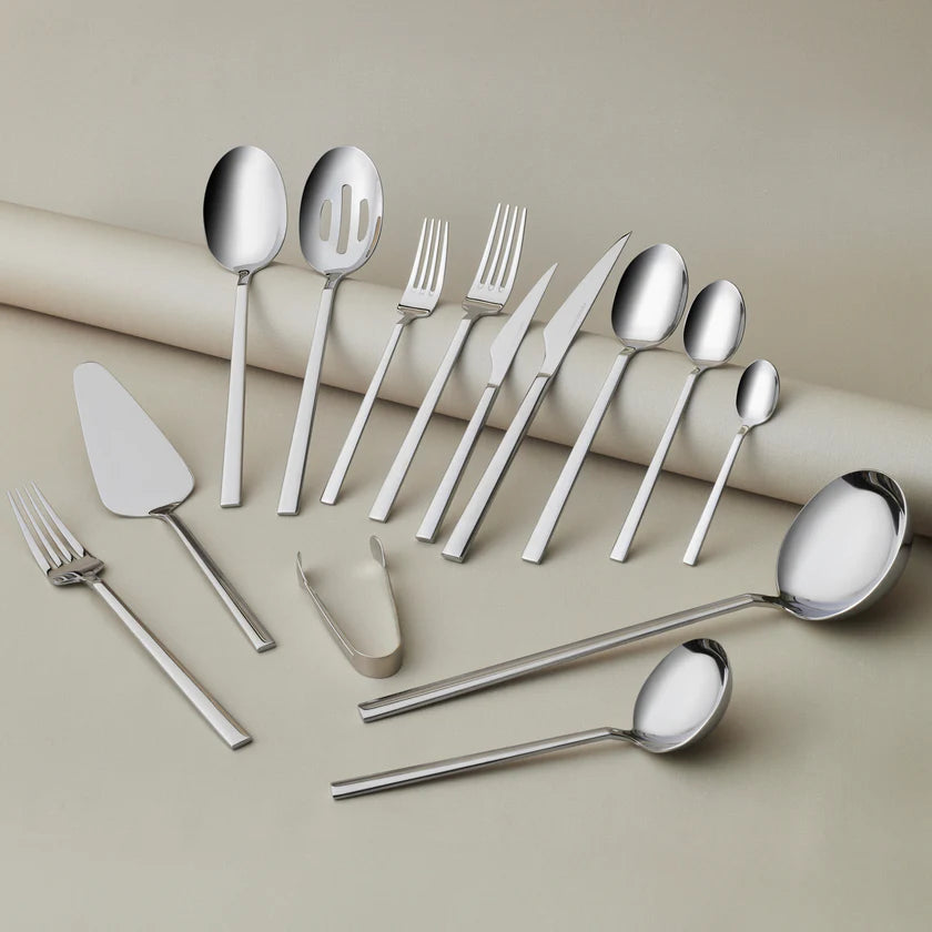 Karaca Nil Elegance Besteckset für 12 Personen, 91 Teilig