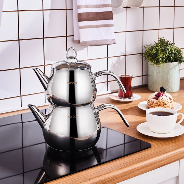 Karaca Layla Teekanne aus Edelstahl