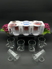 Mulex - 6er Teeglas Set mit Henkel 260ml