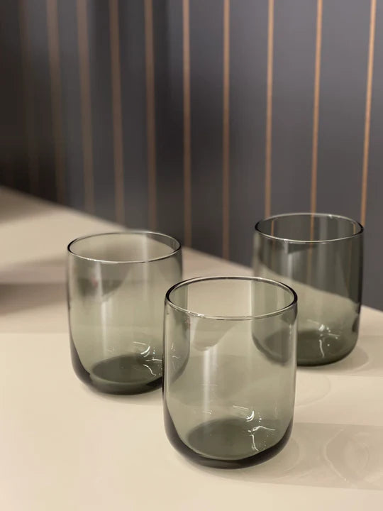 Paşabahçe - Iconic Grau 3er Trinkglas 280 ml