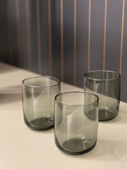 Paşabahçe - Iconic Grau 3er Trinkglas 280 ml