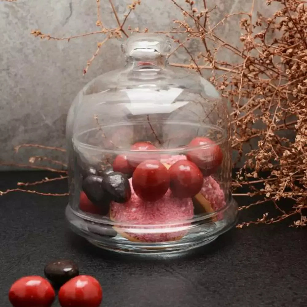 Pasabahce Basic Glasschale mit Glashaube 505 ml