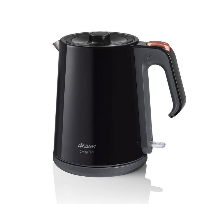 Arzum Cay Sefasi Teekocher Schwarz 1,2L + 1,8L