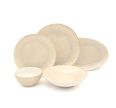 Amilly Creme Geschirrset 25 teilig für 6 Personen