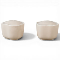 Bonnes Weiß Beige Geschirrset 27 teilig für 6 Personen