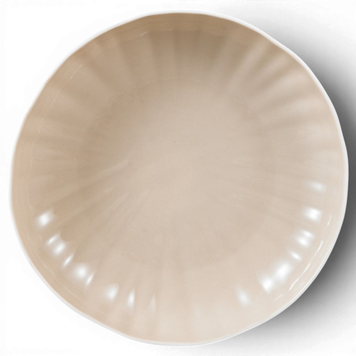 Remy Beige-Weiß Geschirrset 27 teilig für 6 Personen