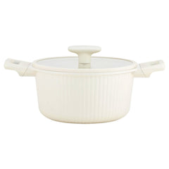 Luna Topf & Pfannenset 8-Teilig Creme
