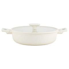 Luna Topf & Pfannenset 8-Teilig Creme