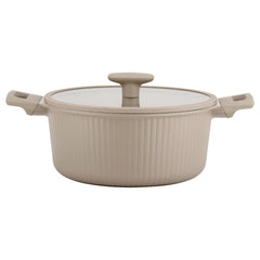 Luna Topf &amp; Pfannenset 8-Teilig Taupe