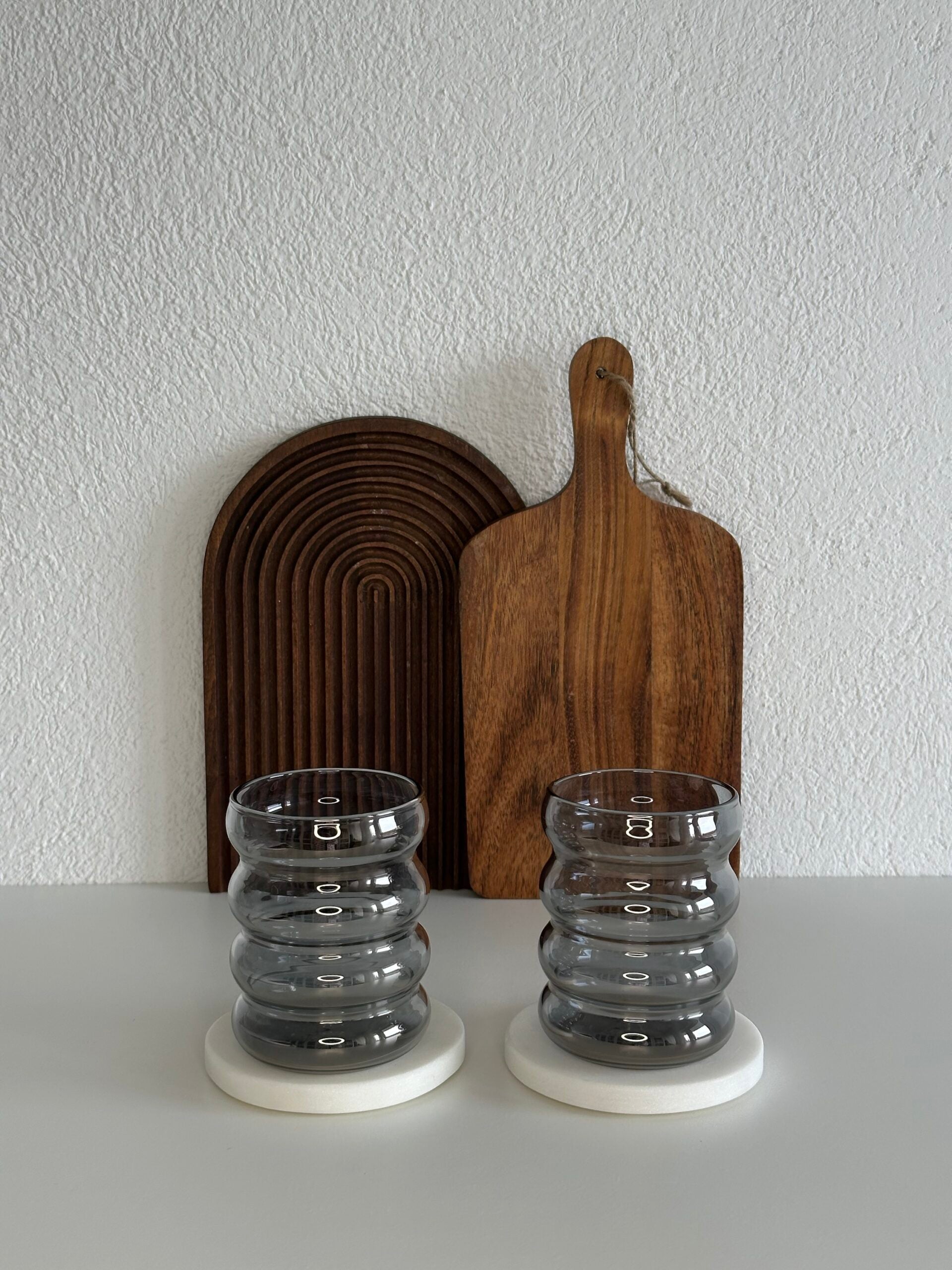 Bubble Schwarz 2er Style Glas 300 ml