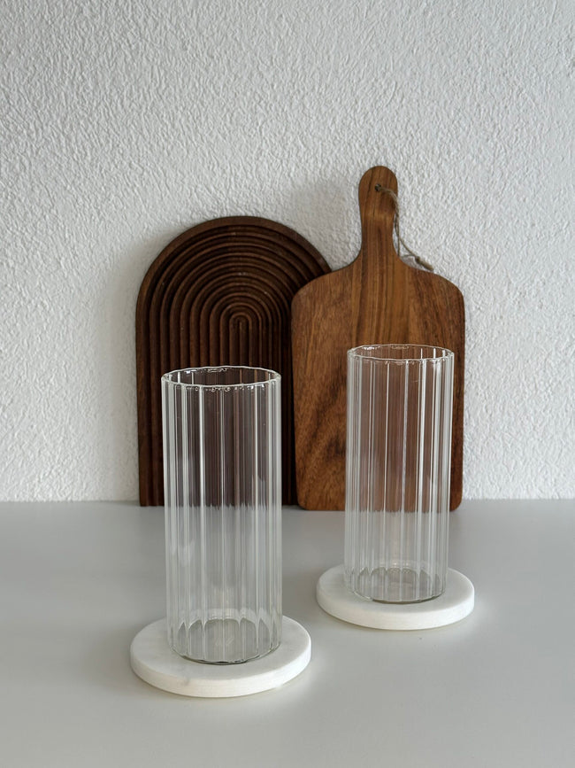 Riffle Round Long 2er Style Glas 400ml