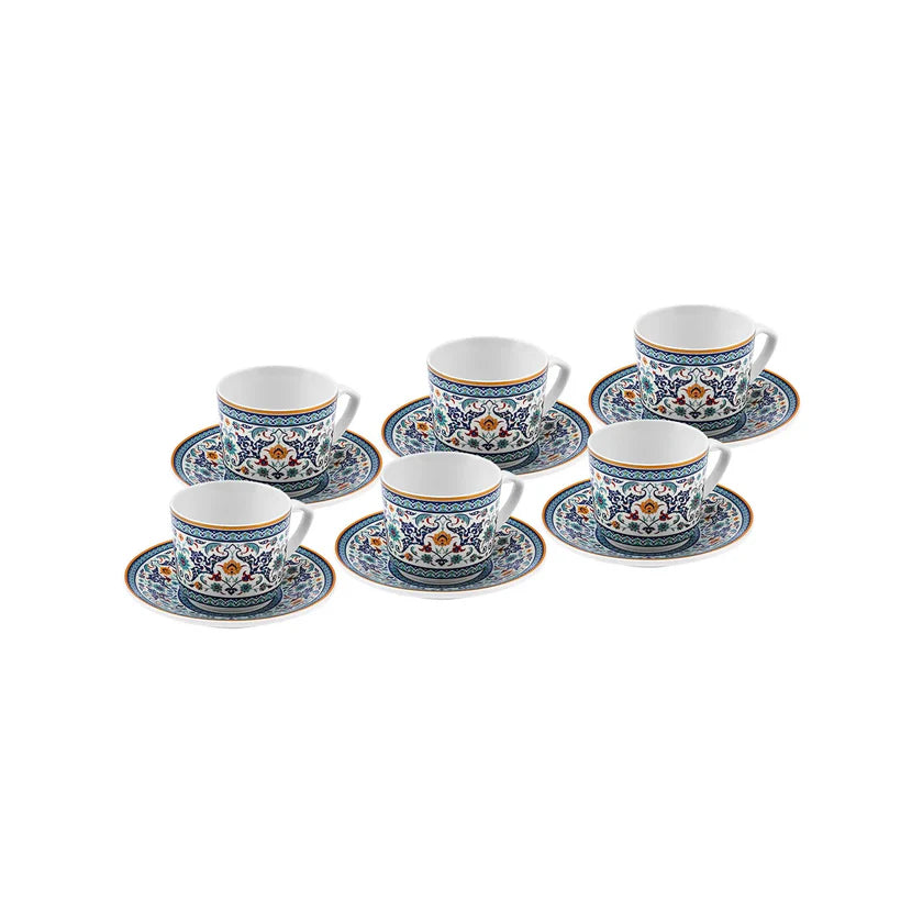 Karaca Beylerbeyi 6 Personen Kaffeetassen Set