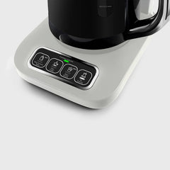 Karaca Caysever Robotea Pro 4 in 1 sprechender automatischer Teekocher Wasserkocher und Filterkaffeemaschine, Starlight, 2500W