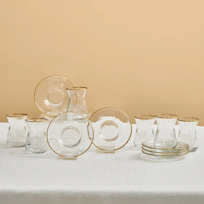 Karaca Gent 12-teiliges Teeservice für 6 Personen