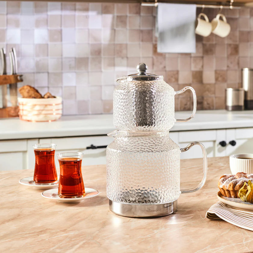 Karaca Glissia Glas Teekanne