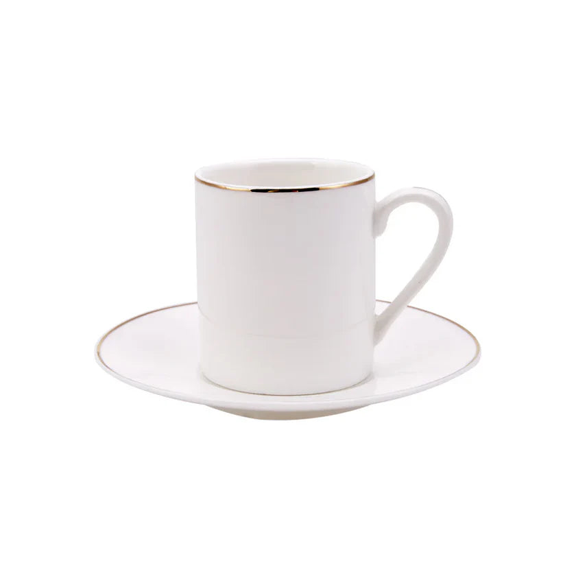 Karaca Elda 12 teiliges Kaffeetassen Set für 6 Personen