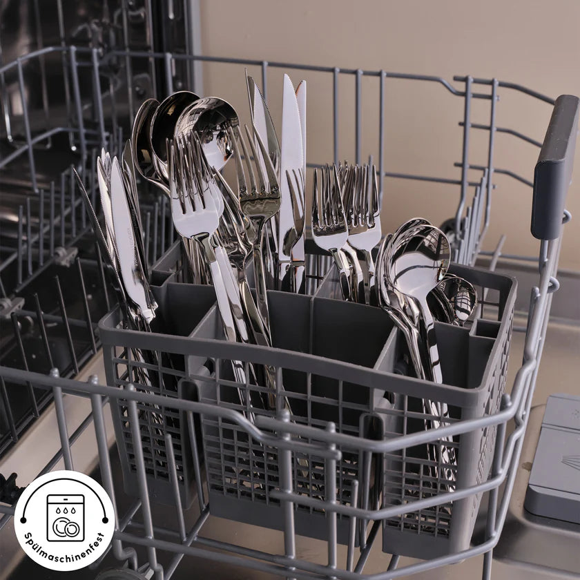 Karaca Moongate 316+ 84-Teiliges Premium Besteckset für 12 - In Box