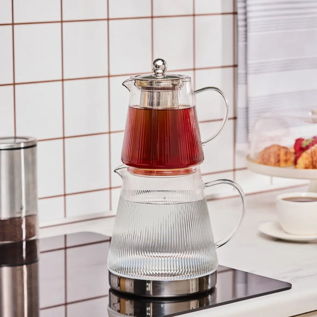 Karaca Keops XL Glas-Teekanne