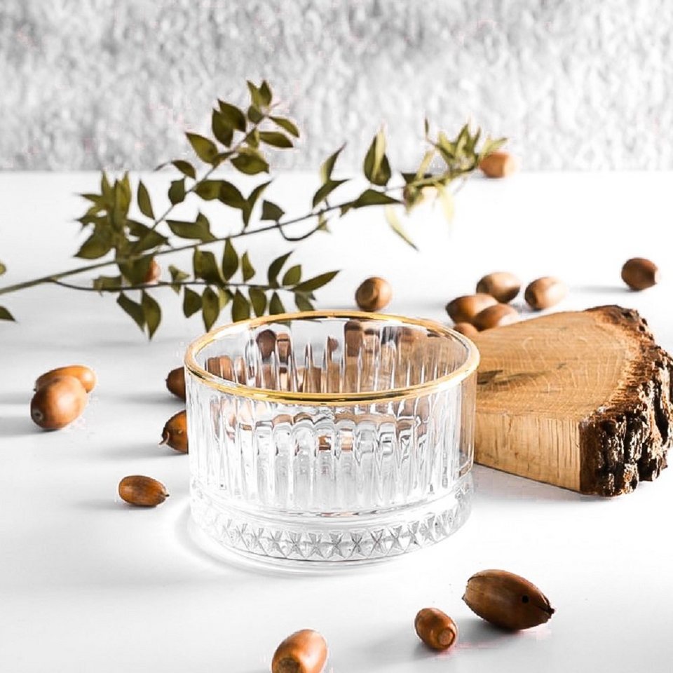 Pasabahce Elysia Golden Touch 4er Snackschalen